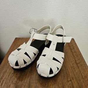 Circus by Sam Edelman White Platform Sandals